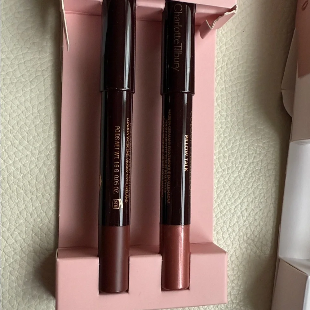 Charlotte Tilbury Eye Enhancing Kit‎ And Nude Pink Glossy Bundle
